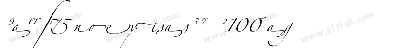 ZapfinoExtraLTX Sma字体转换